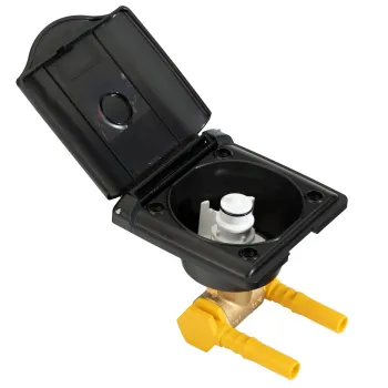 Duschanschluss außen ø 12 mm, schwarz