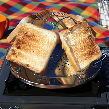 Edelstahl-Campingtoaster -