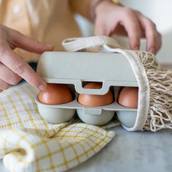 Eierbox mini EGGS TO GO, sand