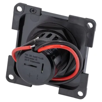 Einbau-Doppelsteckdose inprojal System