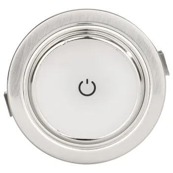 Einbaustrahler Touch, silber
