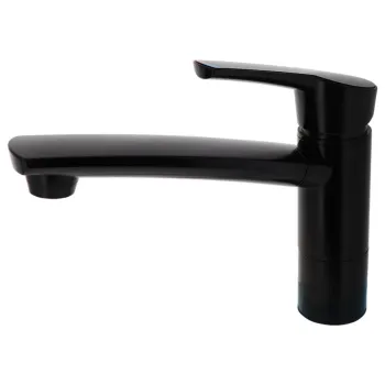 Einhebelmischer Como schwarz matt, Auslauflänge 165 mm, lose