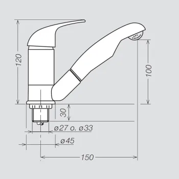 Einhebelmischer Keramik Kama C