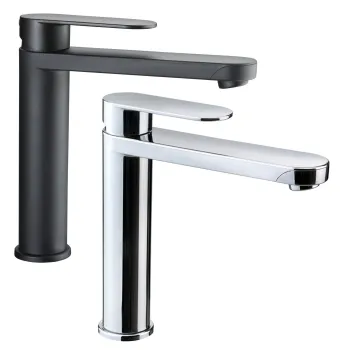 Einhebelmischer Linnea hohe lange Ausführung, schwarz matt