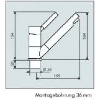 Einhebelmischer Trend E mit Brause Julia
