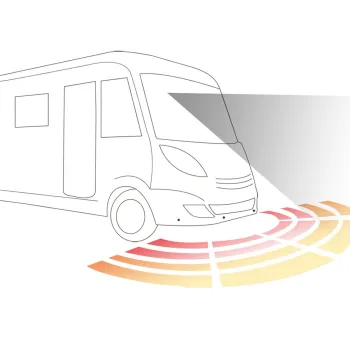 Einparkhilfe Cobra ParkMaster, Front