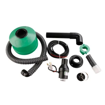 Elektrische WC-Entlüftung für CT 3000 und CT 4000, Türvariante dunkelgrau