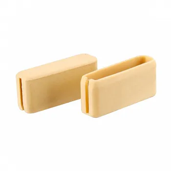 Endkappe - beige gerade, 2er SB-verpackt