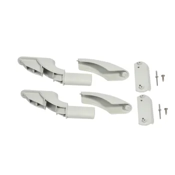 Endstück komplett für Thule Roof-Rack, grau