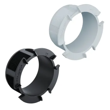 Endstück-Mutter ION für TwinBoost, dunkelgrau