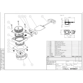 Entsorgungsventil Außengewinde 3"