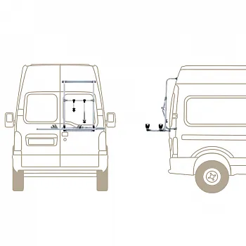 EuroCarry Fahrradträger Nuevo - Opel Movano, Reisemobil, Renault Master