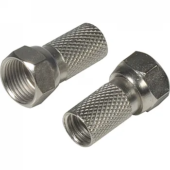 F-Stecker 7 mm, 2 Stück -