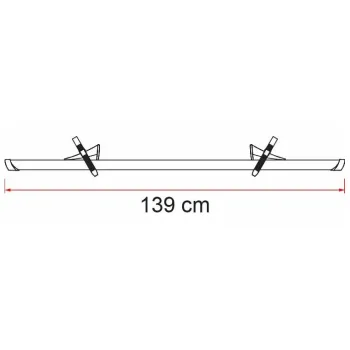 Fahrradschiene Rail Premium XL, silber