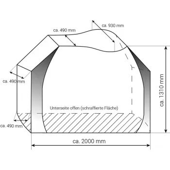 Fahrradschutzhülle Universal Zwoo, 2 Fahrräder