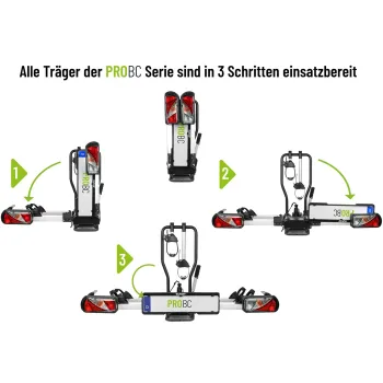 Fahrradträger Anhängerkupplung ProBC2+ für Vans und Kleintransporter