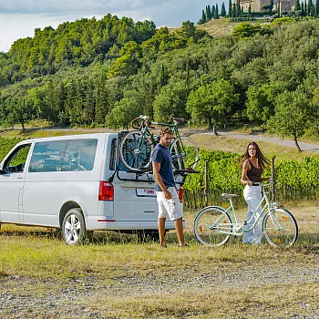 Fahrradträger Carry-Bike VW T6 Pro Deep Black -