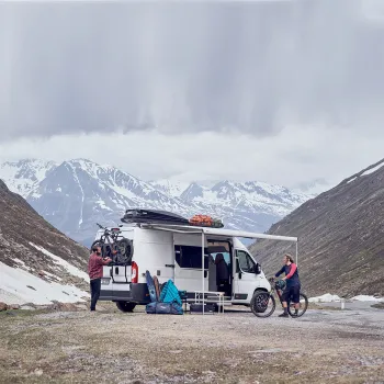 Fahrradträger Thule Elite Van XT für Fiat Ducato ab Bj. 2006/07, schwarz