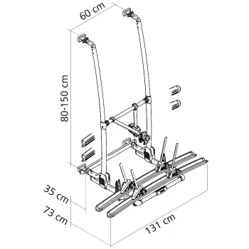 Fahrradträger Thule Excellent, schwarz