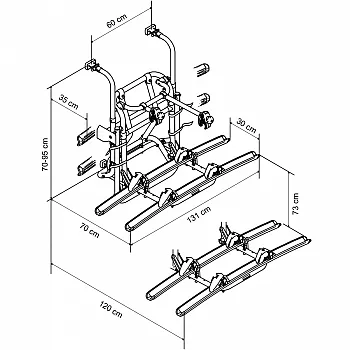 Fahrradträger Thule Lift 12 Volt -