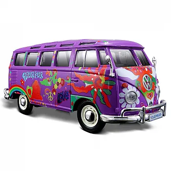 Fahrzeugmodell VW Bus Samba Hippie-Line -