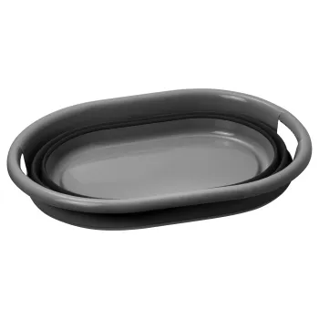 Faltbare Waschschüssel Lotus, grau