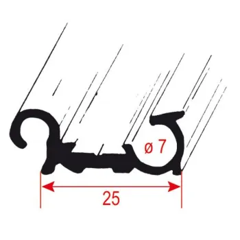 Fenstereinhängeschiene