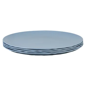 Flacher Teller CLUB PLATE 260, blau 4er-Set