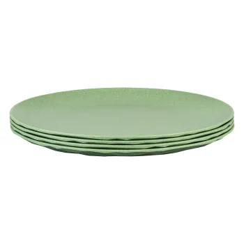 Flacher Teller CLUB PLATE 260, grün 4er-Set