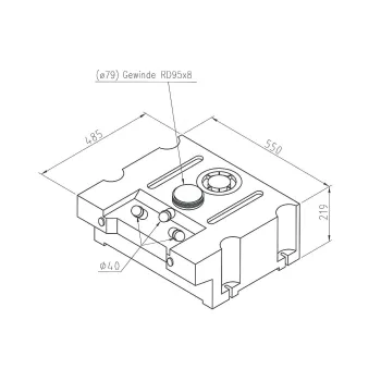 Frischwassertank 45 Typ SM 108045