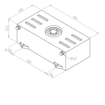Frischwassertank 70 Typ SM 24070