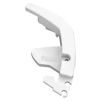 Frontblendenverschluss, links, polarweiß