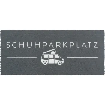 Fußmatte Schuhparkplatz, Campingbus