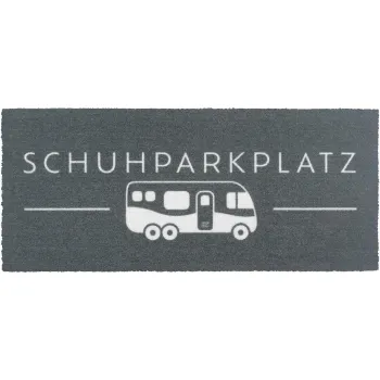 Fußmatte Schuhparkplatz, Integriertes Wohnmobil