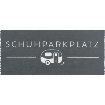 Fußmatte Schuhparkplatz, Wohnwagen