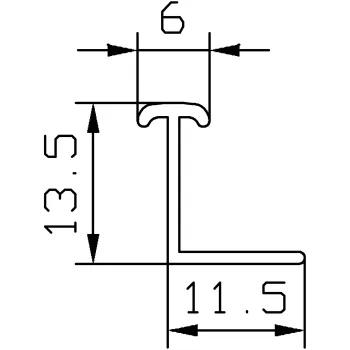 Gardinenleiste 2,5 m