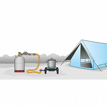 Gas-Kippschutzventil - für Terrassenstrahler