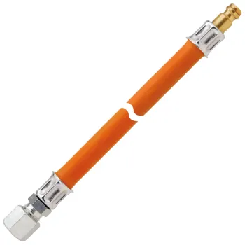 Gas-Mitteldruckschlauchleitung 10 bar RVS 8 x STN x 400