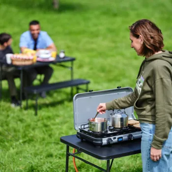 Gaskocher Camping Kitchen 2 MULTI-COOK, 50 mbar