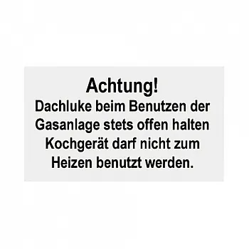 Gaswarnschild -