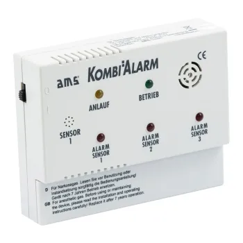 Gaswarnsystem Kombi Alarm, 12 V