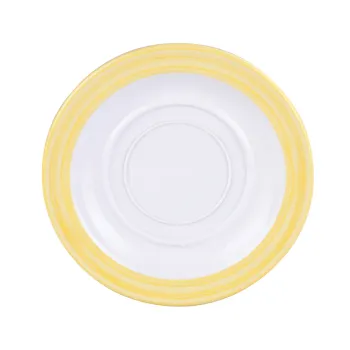 Geschirrserie Family Bistro, gelb, Untertasse