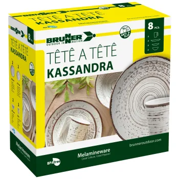 Geschirrserie Kassandra, Geschirrset 8-tlg.