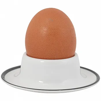 Eierbecher Linea Line, schwarz, 4er-Set