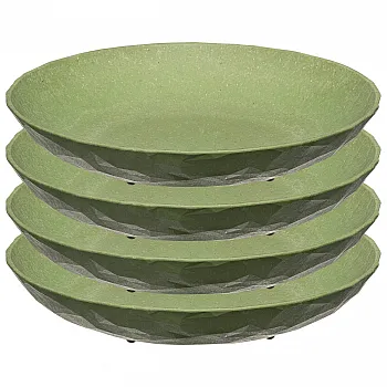 Suppenteller CLUB - ø 22 cm, 4er-Set, grün