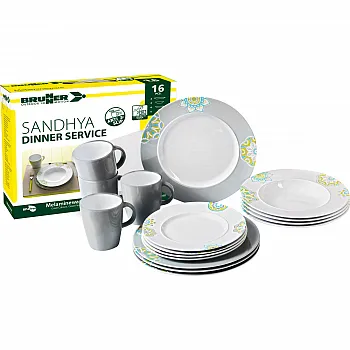 Geschirrserie Sandhya - Geschirrset 16-teilig
