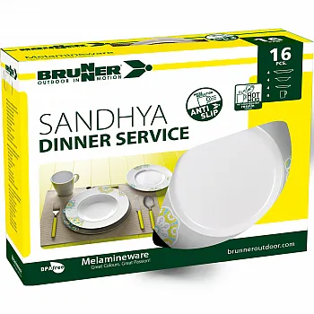 Geschirrserie Sandhya - Geschirrset 16-teilig