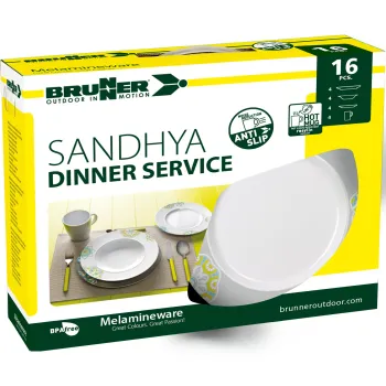 Geschirrserie Sandhya, Geschirrset 16-tlg.