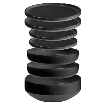 Geschirrset 6-in-1 Odette, schwarz