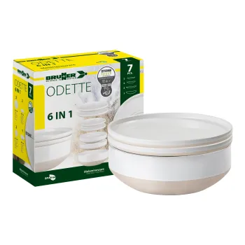 Geschirrset 6-in-1 Odette, weiß